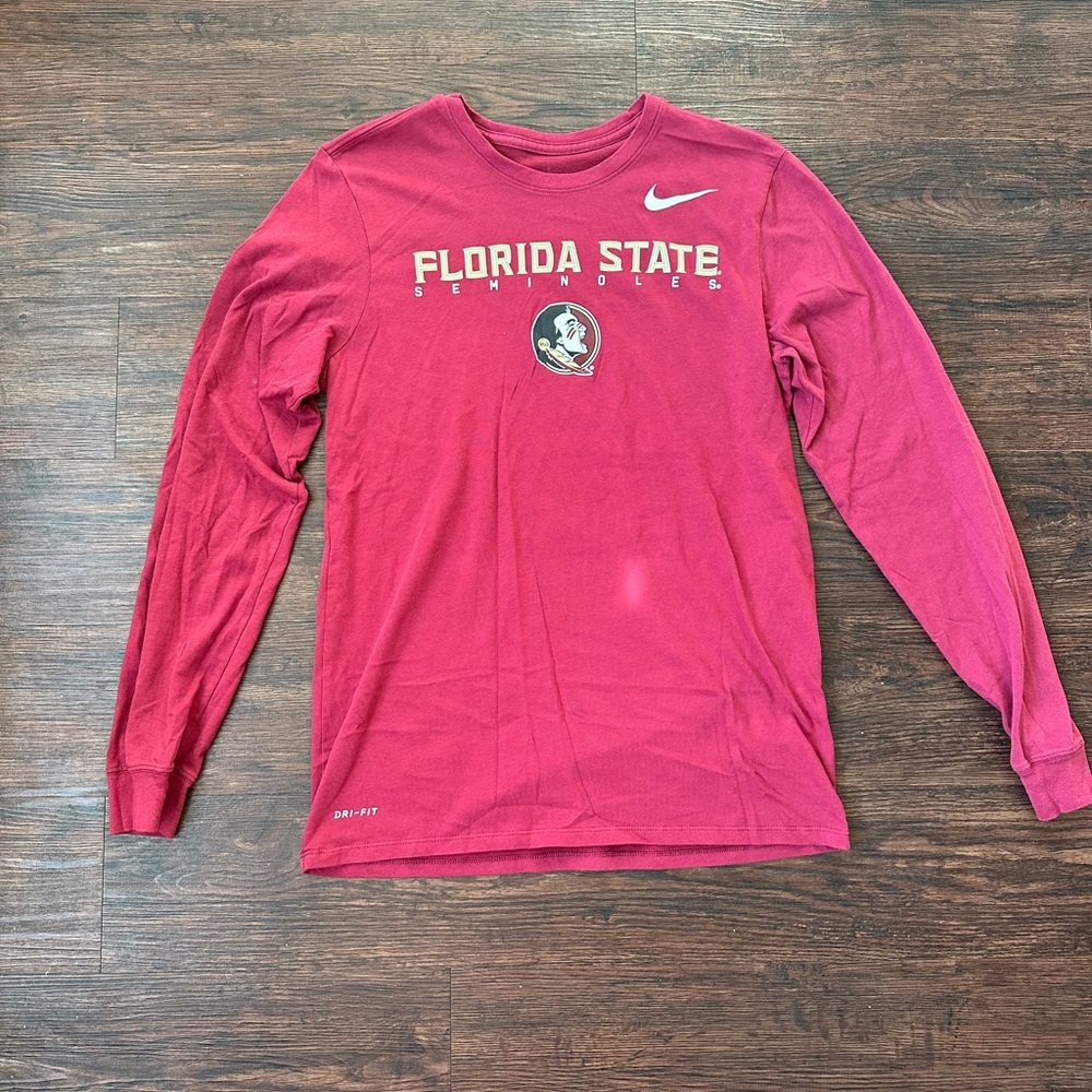 Nike Red Florida State Long Sleeve Tee